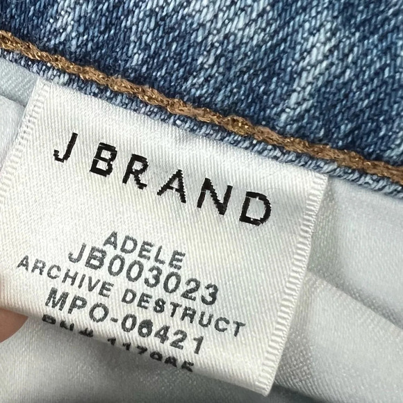 New J BRAND For Theory Adele Straight Mid-Rise Jeans Archive Destruct NWT 26 - Picture 10 of 14